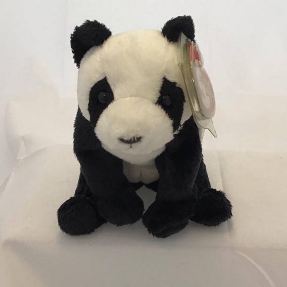 Ty Beanie Babies Two Panda Bears NWT - Picture 5 of 7